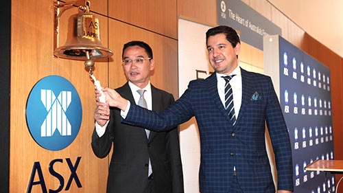ASX listing: ringing of the bell video